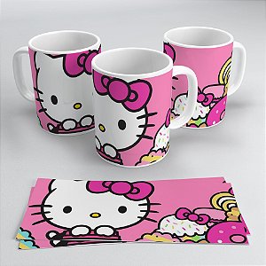 Caneca 300ml Hello Kitty Face