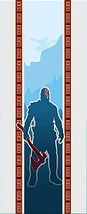 Quadro de Metal 26x11 God Of War - Kratos