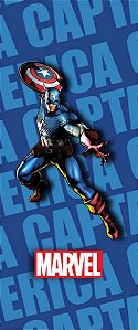 Quadro de Metal 26x11 Avengers - Capitão América