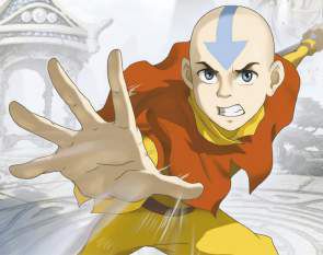 Quadro de Metal 26x19 Avatar - Aang