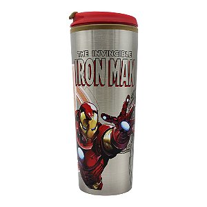 Copo para Viagem 450ml Marvel - Iron Man