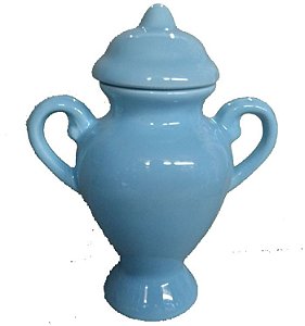 Quartinha Azul Clara C/Asa 18 Cm