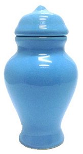 Quartinha Azul Clara S/Asa 18 Cm