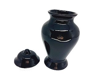 Quartinha Preta S/Asa 18 Cm