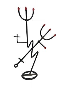 Ferramenta Pomba Gira 2 Garfos - 35 Cm