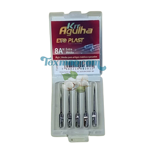 AGULHA 8AM - AÇO FINE MEDIA ESPECIAL - KIT 5 PEÇAS - REF229