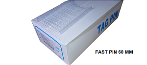 FAST PIN 60MM - POLIPROPILENO - D50K0020 - CAIXA 5 MILHEIROS - REF 657
