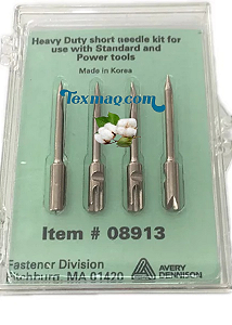 AGULHA AVERY DENNISON 8913 - AÇO EXTRA FAST 1 MM - KIT 4 PEÇAS - REF 113