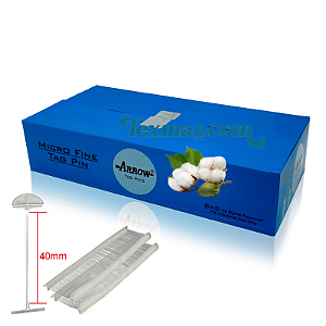 TAG PIN PINO PLASTICO FINE 65MM - POLIPROPILENO - CAIXA COM 5 MILHEIROS - ARROW - REF 848