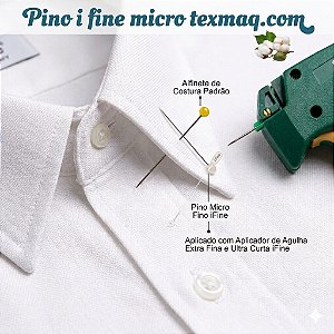 I FINE MICRO PIN 4,5MM NEUTRO - PACOTE COM 1 MILHEIRO - PINO QUE SUBSTITUI O ALFINETE - REF883