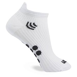 Meia Rikam Performance Invisível Compressão Fio Emana® Feminina Branca