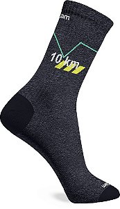 Meia Rikam Performance Corrida Cano Médio Microfibra (10Km)