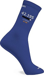 Meia Rikam Performance Corrida Cano Médio Microfibra (42Km)