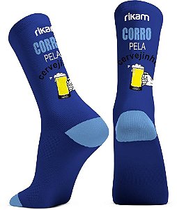 Meia Rikam Performance Masculina Corrida e Ciclismo Frases