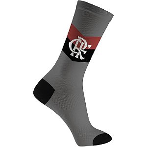 Meia Rikam Performance Masculina Cano Médio Flamengo