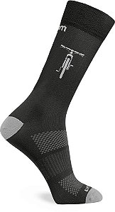 Meia Rikam Performance Cano Médio Bike Masculina