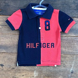 Polo Tommy Hilfiger - 3 a 6 Meses