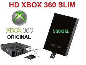 Hd 500gb Para Xbox 360 Slim Ou Super Slim Hd Interno 500 Gb original - King  Note - O rei da informática!