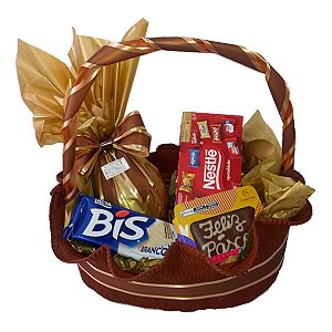 CESTA DE OVO DE PÁSCOA AO LEITE