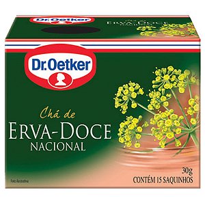 Chá De Erva Doce Dr. Oetker Caixa Com 15 Sachês 30G