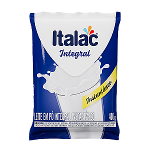 Leite Integral em Pó Instantâneo Italac 400g
