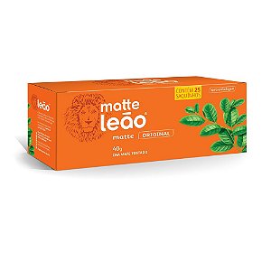 Chá Matte Leão Natural Caixa 40g com 25 Saquinhos - Matte Leão