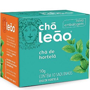 Chá de Hortelã Leão com 10 Saches