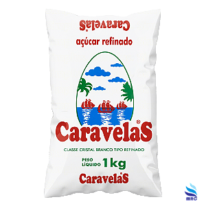 Açúcar Refinado Caravelas 1Kg