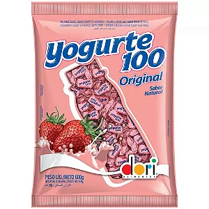 Bala Mastigável Yogurte 100 Original 600g Dori