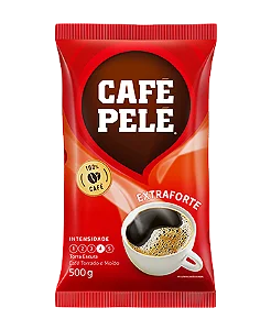 Café Torrado e Moído Extra Forte PELÉ Pacote 500g