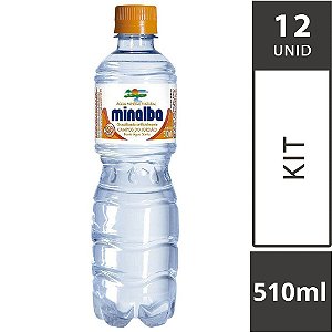 Água Mineral com Gás Pet 12x510ml Minalba