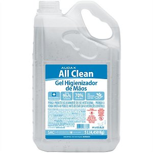 Álcool Gel Antisséptico 70° Audax All Clean 5L