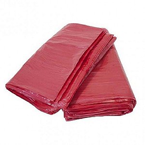 Saco de Lixo 100 Litros Reforçado Vermelho com 100un TonoVale