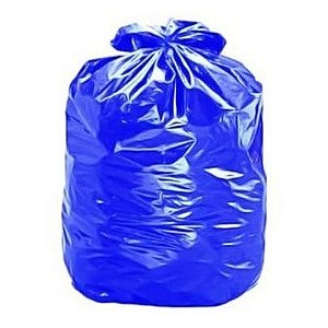 Saco de Lixo 60 Litros Azul com 100un TonoVale