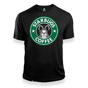 Camisa Starbugs Coffee Preta