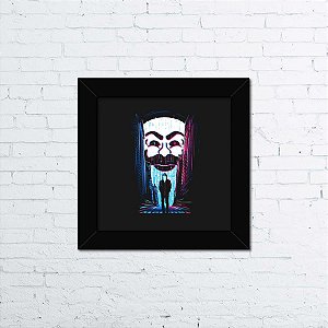 Quadro Mr. Robot Fsociety Preto