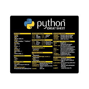 Mouse Pad Python Commands Cheat Sheet