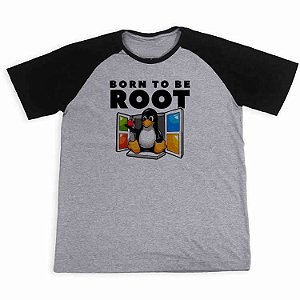 Camisa Raglan Born To Be Root