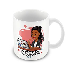 Caneca Garota de Programa Negra