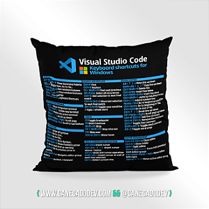 Almofada Decorativa VS Code Commands Cheat Sheet