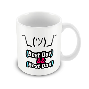 Caneca Best Dev && Best Dad