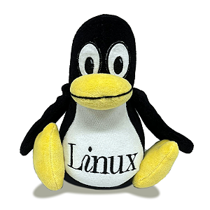 Boneco de Pelúcia Tux Linux