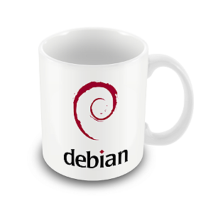 Caneca Debian Linux