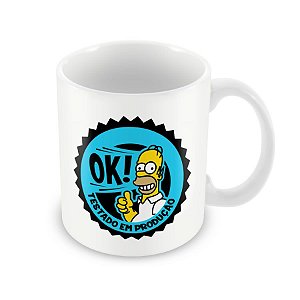 Caneca Testado em Produção