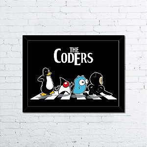 Quadro A4 The Coders on Abbey Road