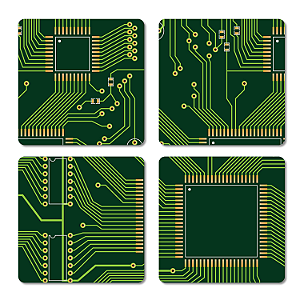 Kit porta-copos Placa de Circuito