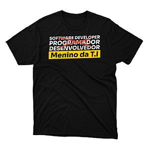 Camisa Menino da T.I DTF
