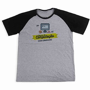 Camisa Raglan Ciência da computação