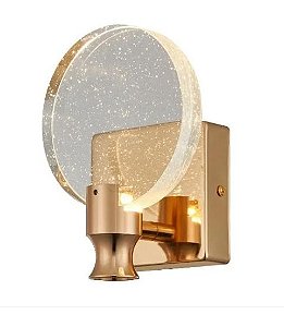 ARANDELA CRISTAL 5W 3000K - DOURADO