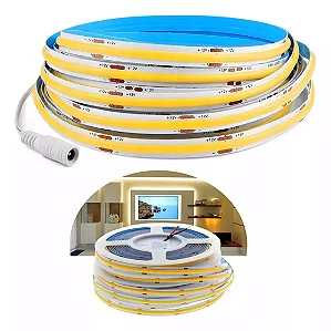 FITA COB 12W 3000K 8MM 5M 252LED 12V IP20 -TB-5038